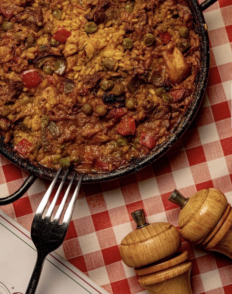 Paella cooked to order